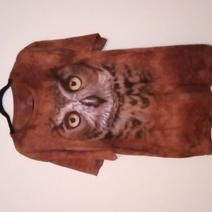 AniMall Tee Big Face Owl   XL